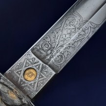 British Suakin Expedition 1854 Pattern Grenadier Guards Officer Sword, Ambrose Goddard 21